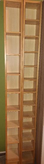 Ikea Gnedby cd/dvd kast (2x), Huis en Inrichting, Ophalen, Met plank(en), Minder dan 50 cm, Gebruikt