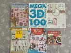 3D kaarten maken vellen set, Hobby en Vrije tijd, Verzenden, Zo goed als nieuw