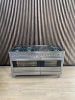 Mooie Rvs 7-pits Boretti Fornuis 150 cm (Gratis bezorgen), Ophalen of Verzenden, Zo goed als nieuw, Boretti