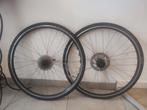 Set fietswielen 9 speed 26 Inch Koersfiets, Fietsen en Brommers, Ophalen, Zo goed als nieuw, Racefiets, Band