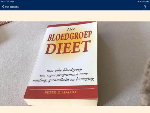 Peter D'Adamo - Het bloedgroepdieet, Boeken, Gezondheid, Dieet en Voeding, Zo goed als nieuw, Ophalen