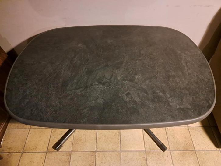 Tafel met inklapbare poten, Huis en Inrichting, Tafels | Eettafels, Zo goed als nieuw, Ophalen