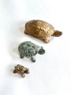 Lot de 3 tortues en bronze, Enlèvement, Bronze