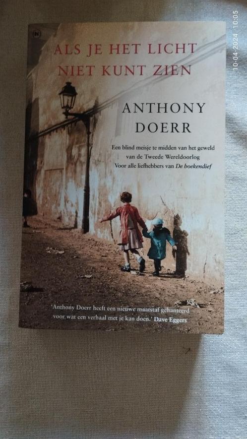 quand tu ne peux pas voir la lumière -- Anthony Doerr, Livres, Romans, Comme neuf, Amérique, Enlèvement ou Envoi