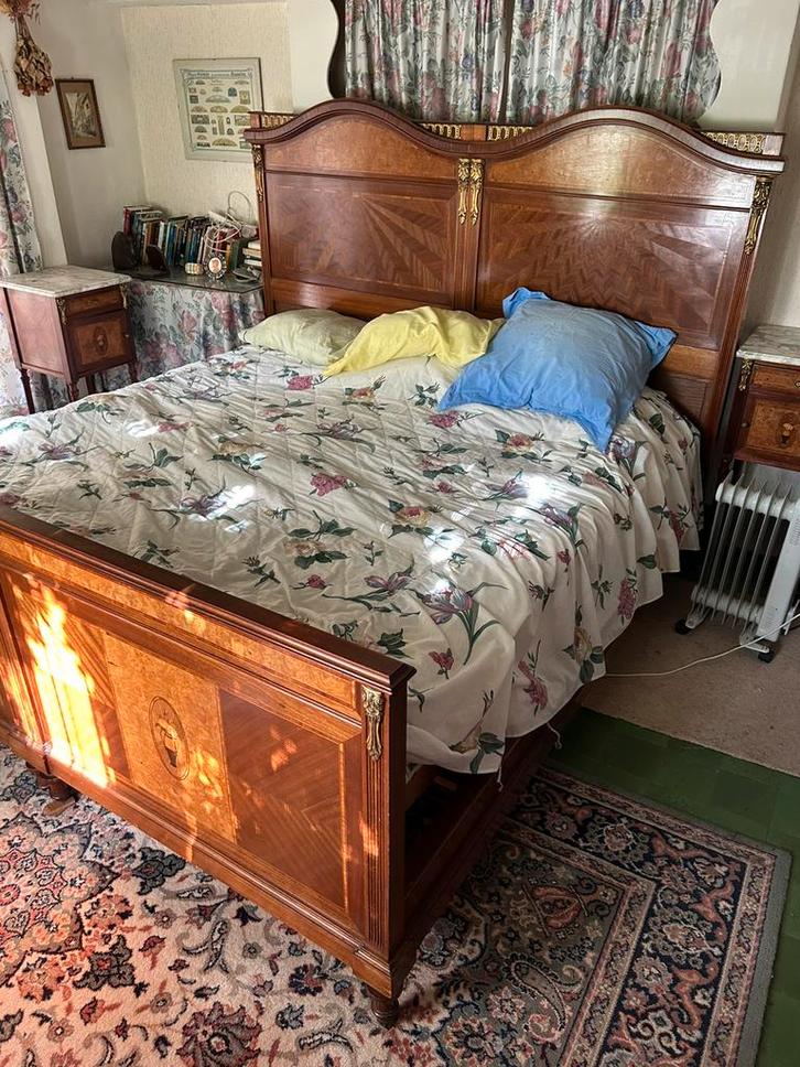 Antiek bed Emperor seize 200x200, Antiek en Kunst, Antiek | Meubels | Bedden, Ophalen