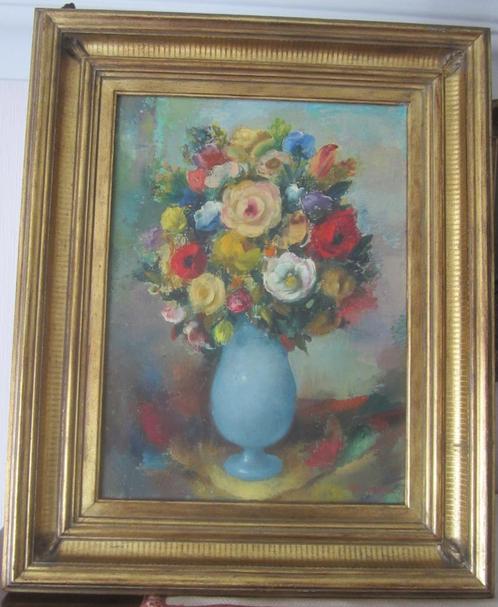 Raphaël De Buck - Vase aux fleurs, Antiquités & Art, Art | Peinture | Classique, Enlèvement