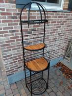 stevig zwaar wandrek met eiken planken 180 cm, Huis en Inrichting, Ophalen of Verzenden, Zo goed als nieuw