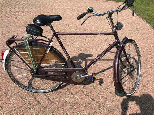 Gazelle herenfiets speciaal met remstangen maat 57., Fietsen en Brommers, Fietsen | Oldtimers, Ophalen of Verzenden