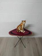 Vintage midcentury tripod bijzettafeltje | sidetable, Huis en Inrichting, Tafels | Bijzettafels, Ophalen of Verzenden