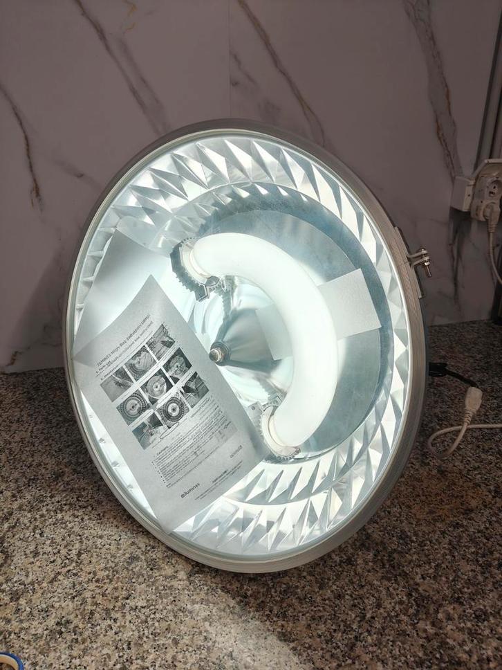 NIEUW! 2x Industriële High Bay Inductie Lamp – 150W –, Huis en Inrichting, Lampen | Spots, Ophalen