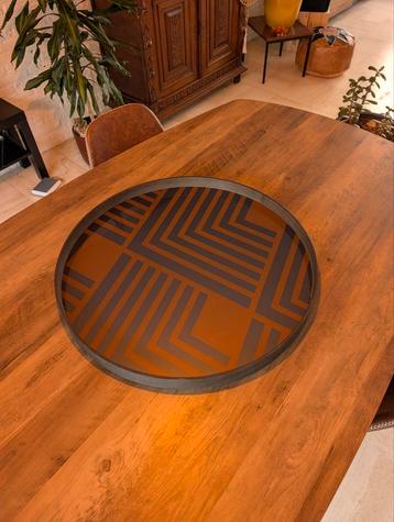 Dienblad Glas - Notre Monde Chevron (nieuw) beschikbaar voor biedingen