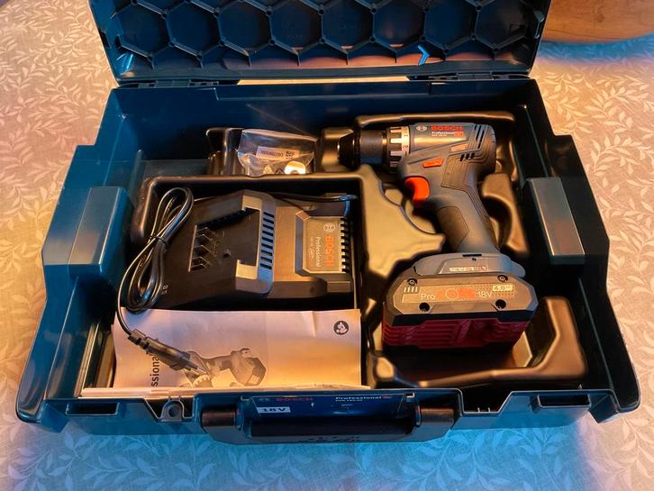 Bosch Professional GSR 18V-45 + oplader en 4.0h ProCore accu, Doe-het-zelf en Bouw, Gereedschap | Boormachines, Nieuw, Ophalen of Verzenden