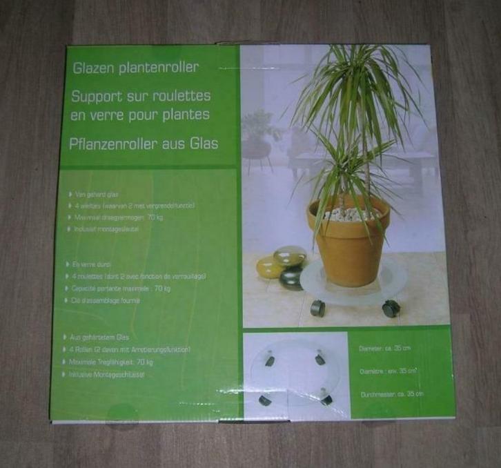 Planten trolley, roller (2 stuks, nieuw), Tuin en Terras, Bloempotten, Nieuw, Ophalen