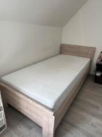 Eenpersoonsbed met matras en latenbodem, Ophalen, Gebruikt, Eenpersoons