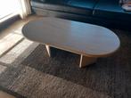 Table basse ovale en travertin en bon état, Enlèvement ou Envoi