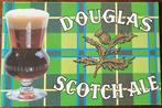 Bière écossaise Douglas, Collections, Enlèvement ou Envoi, Utilisé, Panneau, Plaque ou Plaquette publicitaire, Autres marques