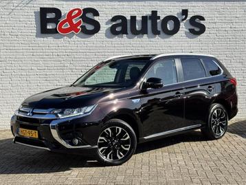 Mitsubishi Outlander 2.0 PHEV instyle+ Adaptive cruis contro, Auto's, Mitsubishi, Automaat, Zwart, Elektrische ramen, Zwart