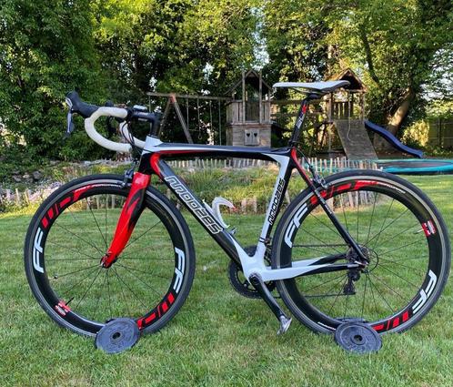 koersfiets/racefiets merk Moozes, Fietsen en Brommers, Fietsen | Racefietsen, Zo goed als nieuw, Heren, Overige merken, 15 tot 20 versnellingen