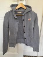 Vest met kap en knopen van het merk Hollister, Kleding | Dames, Ophalen of Verzenden, Gedragen, Maat 36 (S), Grijs