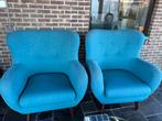 2 turquoise blauwe fauteuils Viborg, Huis en Inrichting, Ophalen, Zo goed als nieuw, Stof