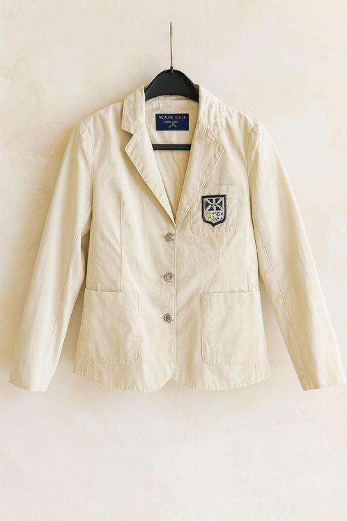 Scapa Sports blazer 100% katoen maat 34, Kleding | Dames, Jasjes, Kostuums en Pakken, Zo goed als nieuw, Jasje, Maat 34 (XS) of kleiner