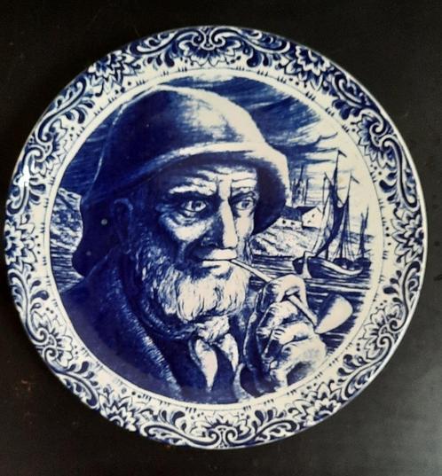Delfts Blauw handgeschilderd bordje, Antiek en Kunst, Antiek | Keramiek en Aardewerk, Ophalen