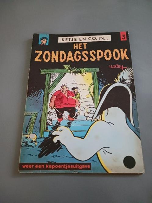 Ketje en Co. in het Zondagsspook, 1ste druk, goede staat, Livres, BD, Utilisé, Une BD, Envoi