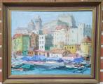 Honoré CAMOS (1906-1991) peignant Portovenere Italie, Enlèvement ou Envoi