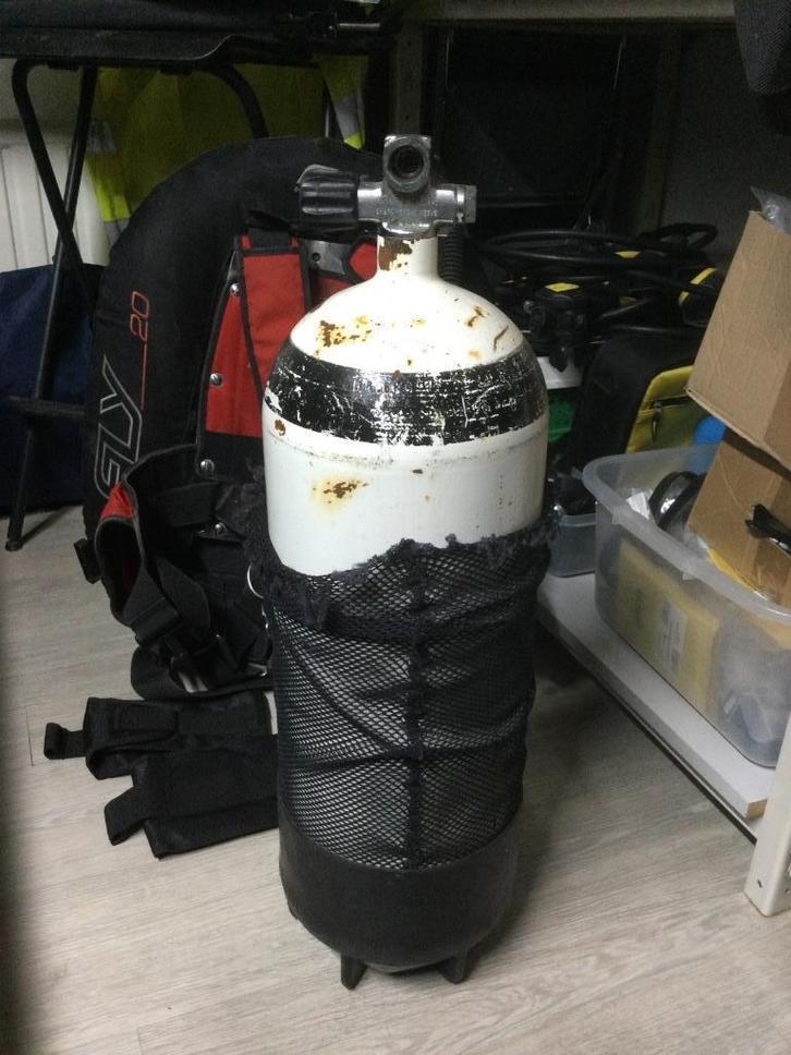 Scubapro 15L “232 bar” duikfles - Ecocheques, Watersport en Boten, Duiken, Gebruikt, Duikfles, Ophalen
