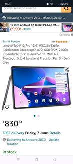 Lenovo Tab P 12 Pro 256 Go, Informatique & Logiciels, Android Tablettes, Comme neuf, Enlèvement, 256 GB