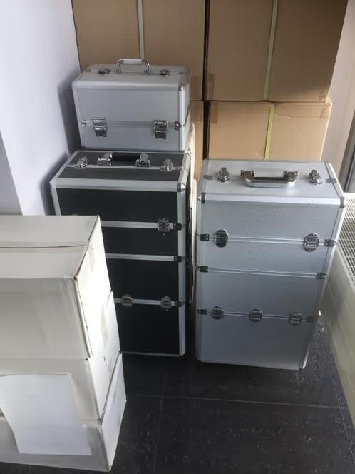 Manicure Trolley, Handtassen en Accessoires, Beautycases, Nieuw, Hardcase, Zwart, Met slot, Met spiegeltje(s), Ophalen