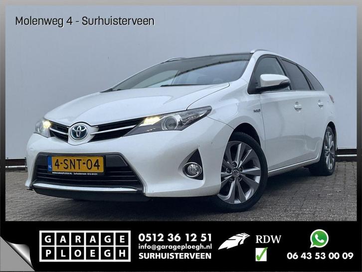 Toyota Auris Touring Sports 1.8 Hybrid Lease Trekhaak Pano C, Auto's, Toyota, Bedrijf, Auris, ABS, Airbags, Alarm, Bluetooth, Centrale vergrendeling