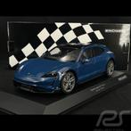 Porsche Taycan Cross Turismo Turbo S 2021 neptunus blauw, MiniChamps, Voiture, Enlèvement ou Envoi, Neuf