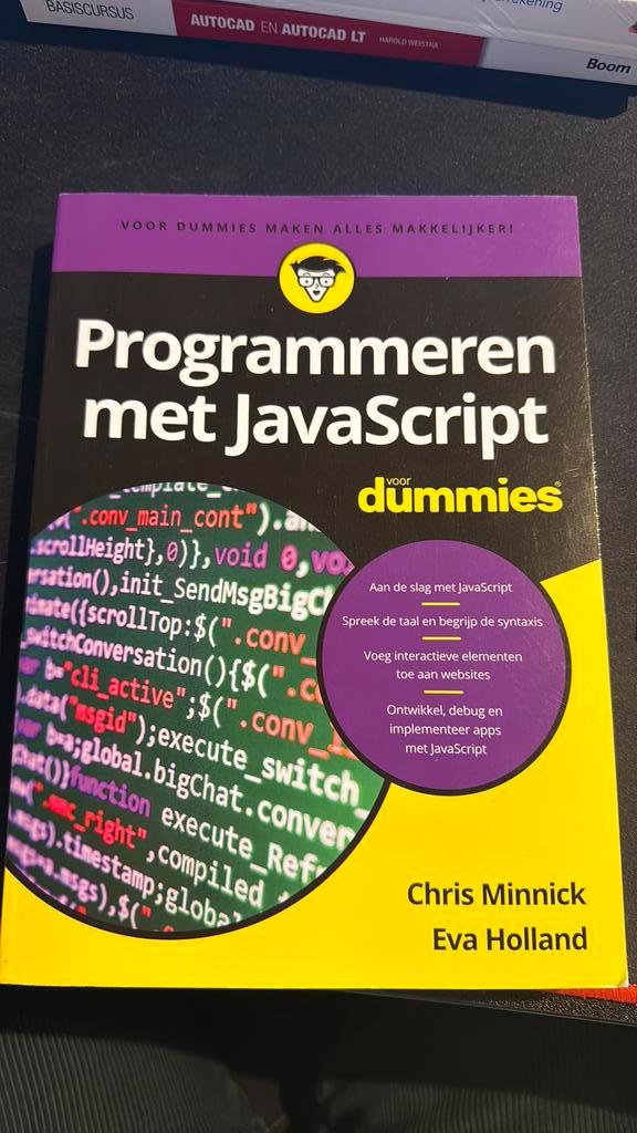 Chris Minnick - Programmeren met JavaScript voor Dummies, Boeken, Informatica en Computer, Ophalen