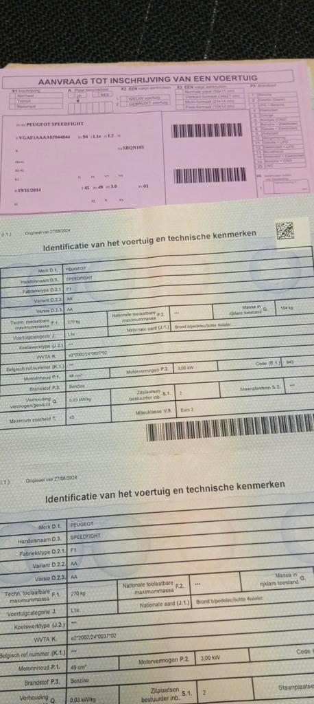 Peugeot Speedfigt F1 B Klasse, Vélos & Vélomoteurs, Cyclomoteurs | Peugeot, Enlèvement