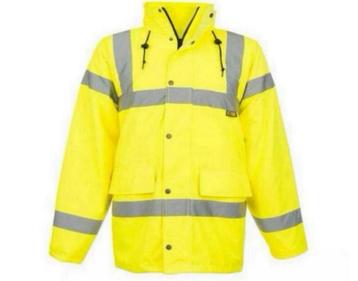 SITE KING HiVis Safety Veiligheidsjas reflectie jas 6XL geel beschikbaar voor biedingen