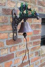 Cloche d'entrée en fonte patinée avec motif (canards), Enlèvement ou Envoi, Neuf