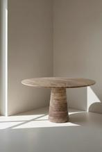 Noche travertin natuursteen eettafel, Enlèvement ou Envoi, Neuf, Rond