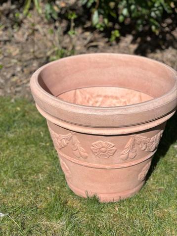 Terracotta kunststof bloempot 55cm diameter, Enlèvement