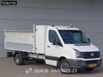 Volkswagen Crafter 136pk Open Laadbak met Kist Dubbellucht 3, Auto's, 100 kW, Euro 5, Stof, 4 cilinders