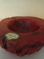 Vintage italiaanse albast asbak rood, Antiek en Kunst, Ophalen of Verzenden