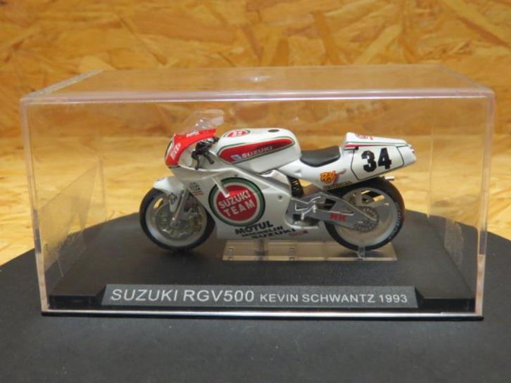 Kevin Schwantz Suzuki RGV500 1993 1:24, Hobby en Vrije tijd, Modelauto's | 1:24, Nieuw, Motor, Overige merken, Ophalen of Verzenden