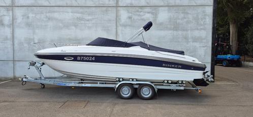 Rinker 236CC (2016) - cuddy in topstaat! Incl. Trailer, Watersport en Boten, Motorboten en Motorjachten, Zo goed als nieuw, Polyester