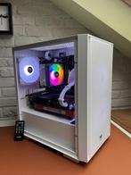 White Gaming PC, GTX 1070, Ryzen 5, 16G DDR4, Ophalen, Refurbished, Gaming, Custom build