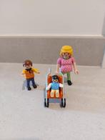 Playmobil gezin (mama met 1baby en 1kindje), Comme neuf, Ensemble complet, Enlèvement