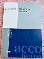 Bert Demarsin - Inleiding tot het recht, Ophalen of Verzenden, Zo goed als nieuw, Bert Demarsin; Bernard Tilleman