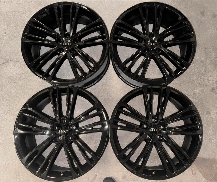 20 INCH ORIGINELE VELGEN AUDI A6 A7 S7 4K C8 4K8601025F, Auto-onderdelen, Banden en Velgen, Velg(en), 20 inch, Personenwagen, Gebruikt