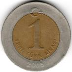 Turquie : 1 Lira 2005 KM #1169 Ref 15378, Enlèvement ou Envoi, Autres pays, Monnaie en vrac