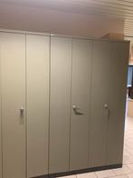 Ijzeren opbergkasten, Huis en Inrichting, Kasten | Lockerkasten, Ophalen, Gebruikt, Ijzer beige