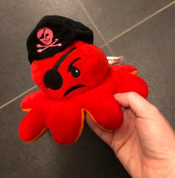 Omkeerbare mood knuffel octopus  beschikbaar voor biedingen